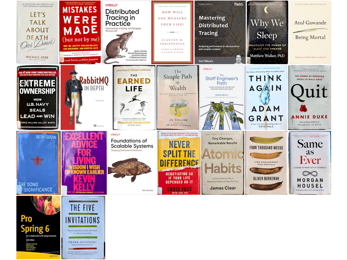 The 23 books read in 2023