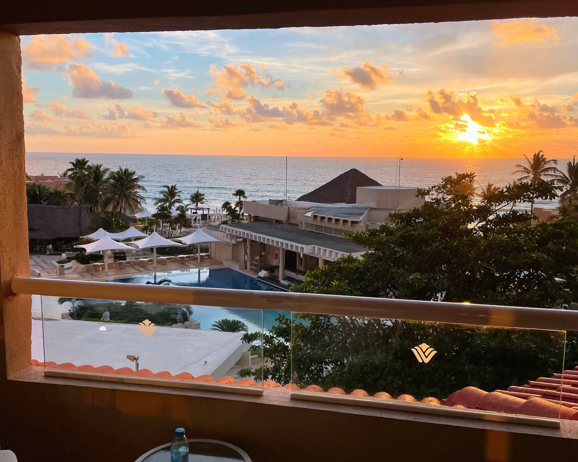 View from the room balcony