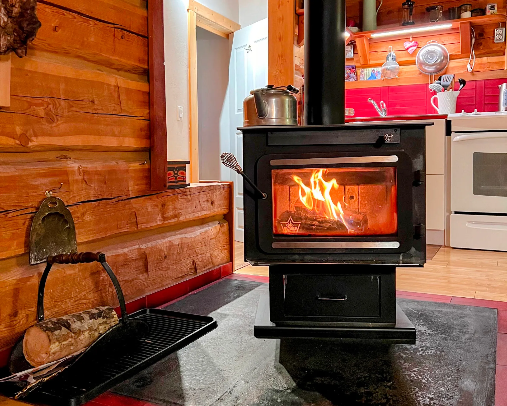 Lovely fireplace