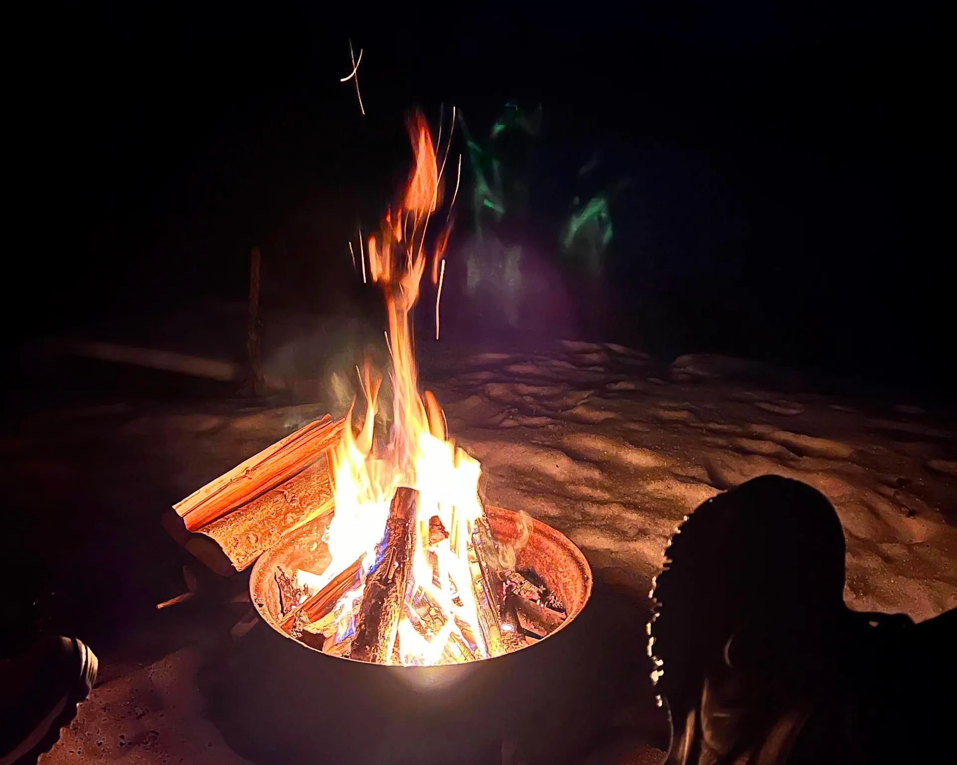 Campifire outside